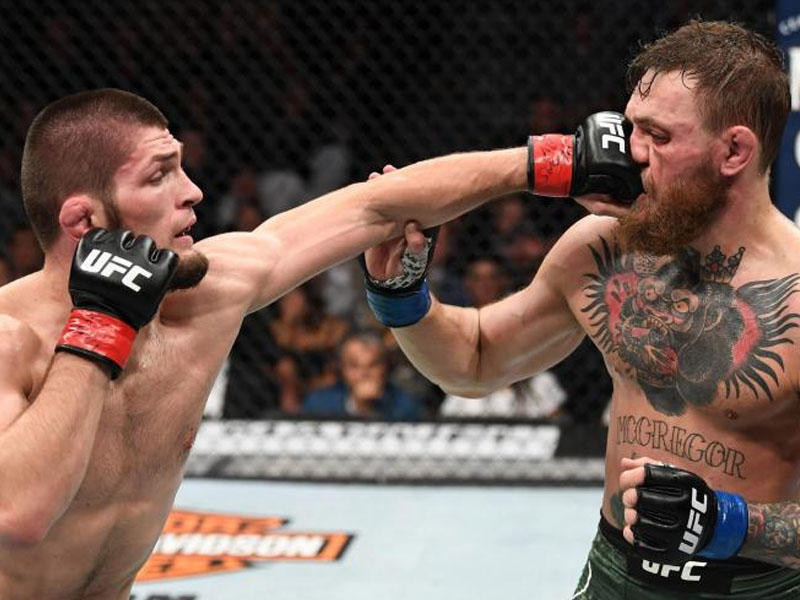 Чеченский боец UFC Имадаев дал пощечину сопернику на взвешивании. В бою он пропустил почти сотню ударов и проиграл